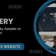 JQuery 7 Make Sticky Header Or Navigation