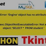 AttributeError And Not An Executable Object Error In SQLAlchemy