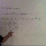 Chapter 04 01 Lesson What Is A Lower Triangular Matrix