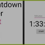 Countdown Timer Part 4 ENTER A TIME Android Studio Tutorial