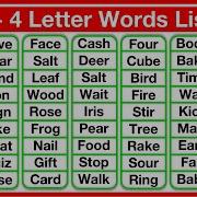 200 Four Letter Words List Phonics Lesson Reading Words Lesson Learn With Examples