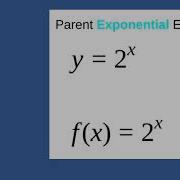 Exponential Parent Function