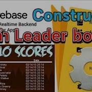 ว ธ การทำ Top Score ด วย Firebase Leaderboard ใน Construct 2
