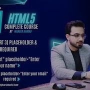 Tutorial 19 HTML5 Forms Part 3 Using Placeholder And Required Attributes