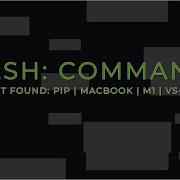 Zsh Command Not Found Pip Macbook M1 VS Code