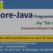 159 BufferedOutputStream In Java IO Stream Input Streams Output Streams In Java IO Streams