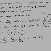 Rectangular Waveguide Propagation Of Waves Part 1 3 Microwave Engineering Lec 06