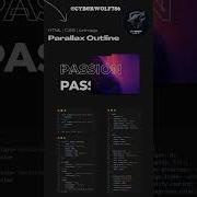 PARALLAX OUTLINE OF TEXT IN HTML AND CSS Programming Python Shorts Coding Cyberwolf Html Css