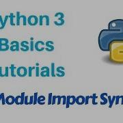 Programming In Python 3 Syntax For Module Import