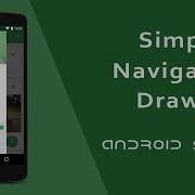 Android Navigation Drawer Using NavigationView Simple Android Studio Tutorial