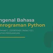 Mengenal Bahasa Pemrograman Pyhton Sejarah Alasan Harus Menggunakan Kelebihan Kekurangan Python