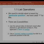 Lists Using Arrays 1 4