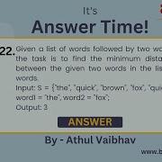 Java Programming Tutorial Calculate Minimum Word Distance In Java Learn Basic Java