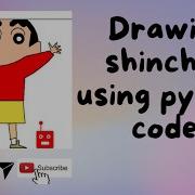 Draw Shinchan Using Python Code In Easy Way
