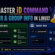 Master Id Command User Group Info In Linux