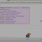 KU Libraries Searching For E Journals