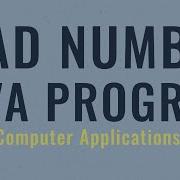 Lead Number In Java ICSE Computer Applications 2023