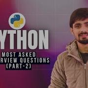 Python Interview Questions Hands On Python Crack Coding Rounds Faster Part 2