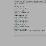 Taking Input From User Via Console Dealing With Primitive Variables And String Type Java