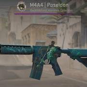 M4A4 POSEIDON CS2 SKIN SHOWCASE