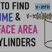 How To Find Surface Area And Volume Of A Cylinder