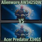 Helldivers 2 Alienware AW3425DW VS Acer Predator X34GS OLED VS IPS POV