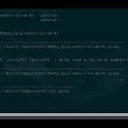Libvirt Основные команды для мониторинга дисков
