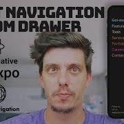 Integrate Custom Drawer Animation Component In React Navigation V5