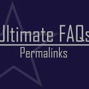 Ultimate FAQ Plugin Permalinks