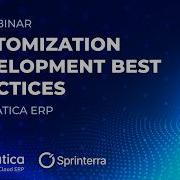 Customization Development Best Practices In Acumatica ERP