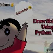 Draw Shinchan In Python Using Python Turtle Create Patterns Using Python Turtle Curious Coder