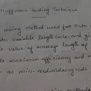 DIP Module 6 Huffman Coding