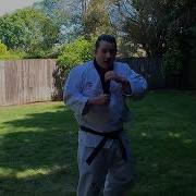 Practicing Basic Motion Sequence 6th Dan On Bumpy Ground And Jitae