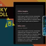 Sticky Card Scroll CSS Tutorial