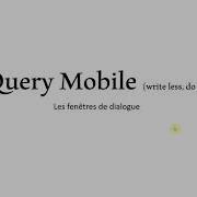 10 JQuery Mobile Dialog Part 1 2
