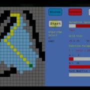 A Algorithm XNA Path Planning App Demonstration