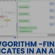 Flowgorithm Finding Duplicates In An Array