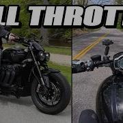 На полном газу на Triumph Rocket 3