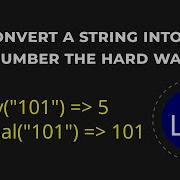 Convert A String Into A Number The Hard Way Lua Scripting