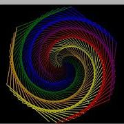 HOW TO DRAW Rainbow Benzene USING TURTLE GRAPHICS PYTHON