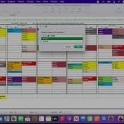 Convert Timetable Schedule In A Spread To Apple Calendar Using AppleScript