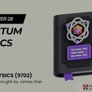 AS A Level Physics 9702 Chapter 28 Quantum Physics