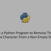 Write A Python Program To Remove The Nth Index Character From A Non Empty String