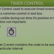 Timer Control In Vb6