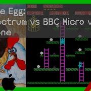 Chuckie Egg ZX Spectrum против BBC Micro против C64 против IPhone