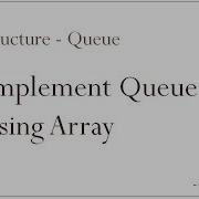 Data Structure Implement Queue Using Array Java Code