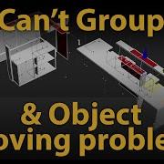 Can T Group Object Moving Problem In 3dsMax How To Fix It