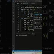 Turtle Heart Program In Python Shortsfeed Shorts Shortvideo Viralshorts Tutorial