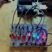 8 Bit Binary Counter With Adjustable Speed