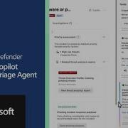 Microsoft Defender Security Copilot Phishing Triage Agent